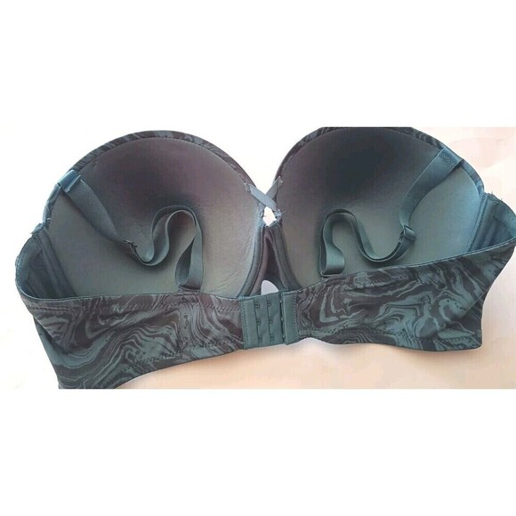 Ashley Stewart Multiway Strapless Bra Size 44 DDD Underwire Marbled Print - Picture 2 of 7